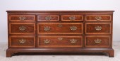 Drexel mahogany banded chest of drawers,