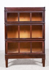 Macey barrister bookcase, three section,