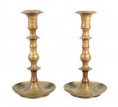 2,VINTAGE TAPERED PAIR OF CANDLE STICK