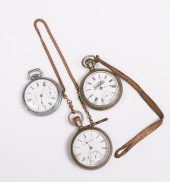 (3) Pocket watches to include New Era