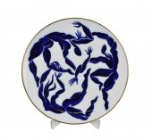 FRENCH PORCELAIN CHARGER DESIGNED BY