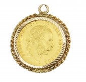 1915 GEM PROOF AUSTRIAN DUCAT GOLD COIN
