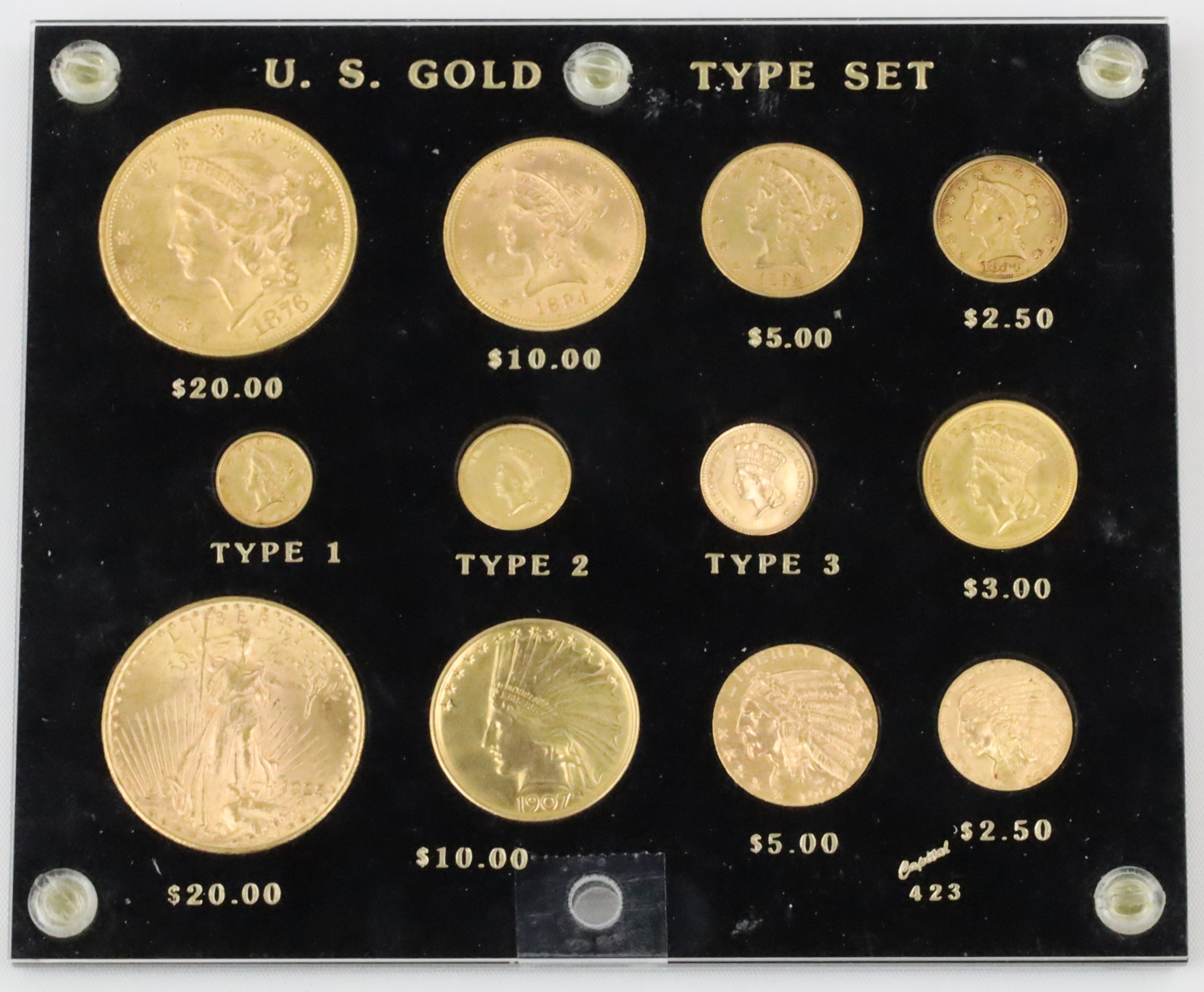 12 PC AMERICAN GOLD COIN SET 12 3b3b48