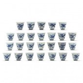 A LARGE GROUP OF CHINESE PORCELAIN WINE