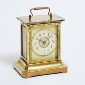 German Carriage Alarm Clock, Carl Junghans,
