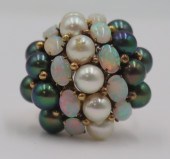 JEWELRY SIGNED 18KT GOLD PEARL 3b6fb8