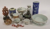 COLLECTION OF (13) PCS. OF ASIAN OBJETS.