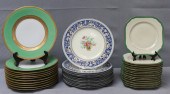 GROUPING OF THREE PARTIAL PORCELAIN