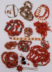 JEWELRY ASSORTED GROUPING OF CORAL 3b7d69