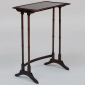 ROSEWOOD FAUX BAMBOO SIDE TABLEFormerly