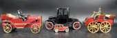 GROUP ANTIQUE TOY CARS INCLUDING BUDDY