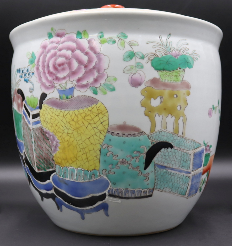 CHINESE FAMILLE ROSE ENAMEL DECORATED 3b81d7