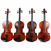 (4) Violins, c/o (2) Cecilio full, Antonius