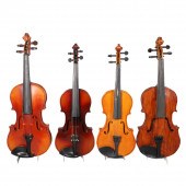 (4) Violins, c/o Ton-Klar German 4/4,
