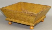 SOFTWOOD GRAIN PAINTED SPIT BOX WITH