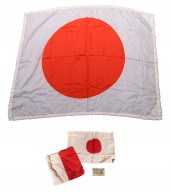 Japanese flags, pouch, matchstrike,