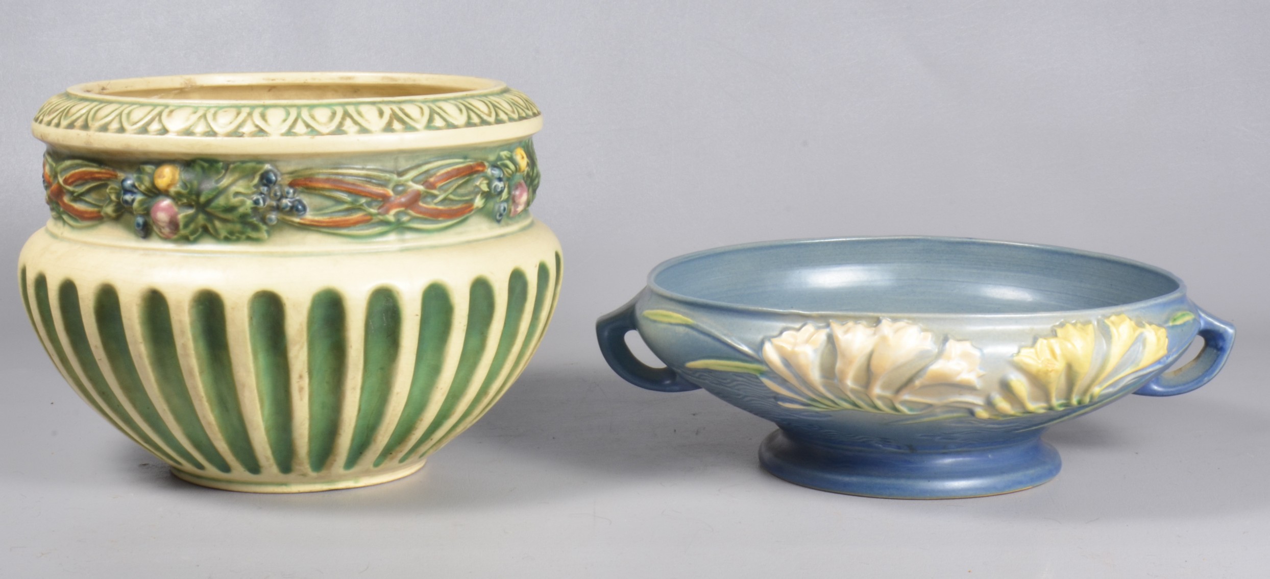 Roseville pottery jardiniere and 3b64f5