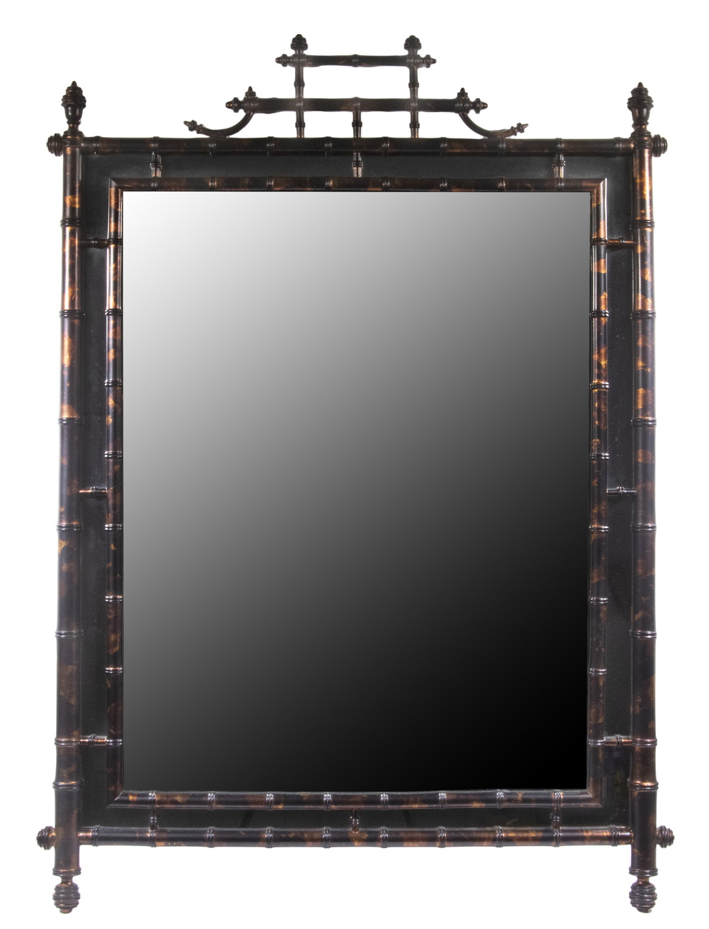 FAUX BAMBOO WALL MIRROR BY CARVERS 3b651a