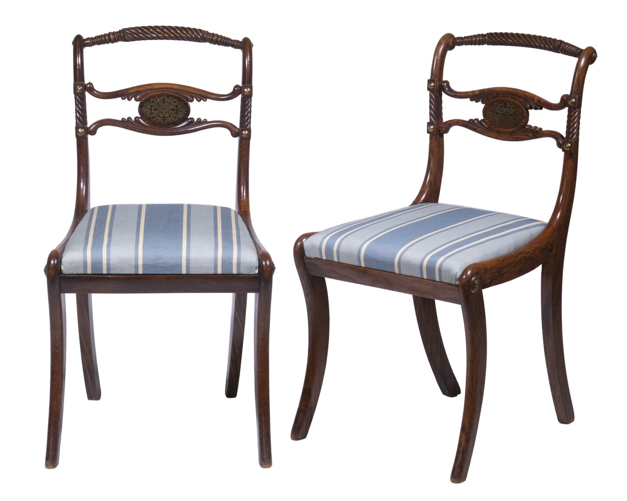 PAIR OF EMPIRE PERIOD PARLOR CHAIRS 3b65ca