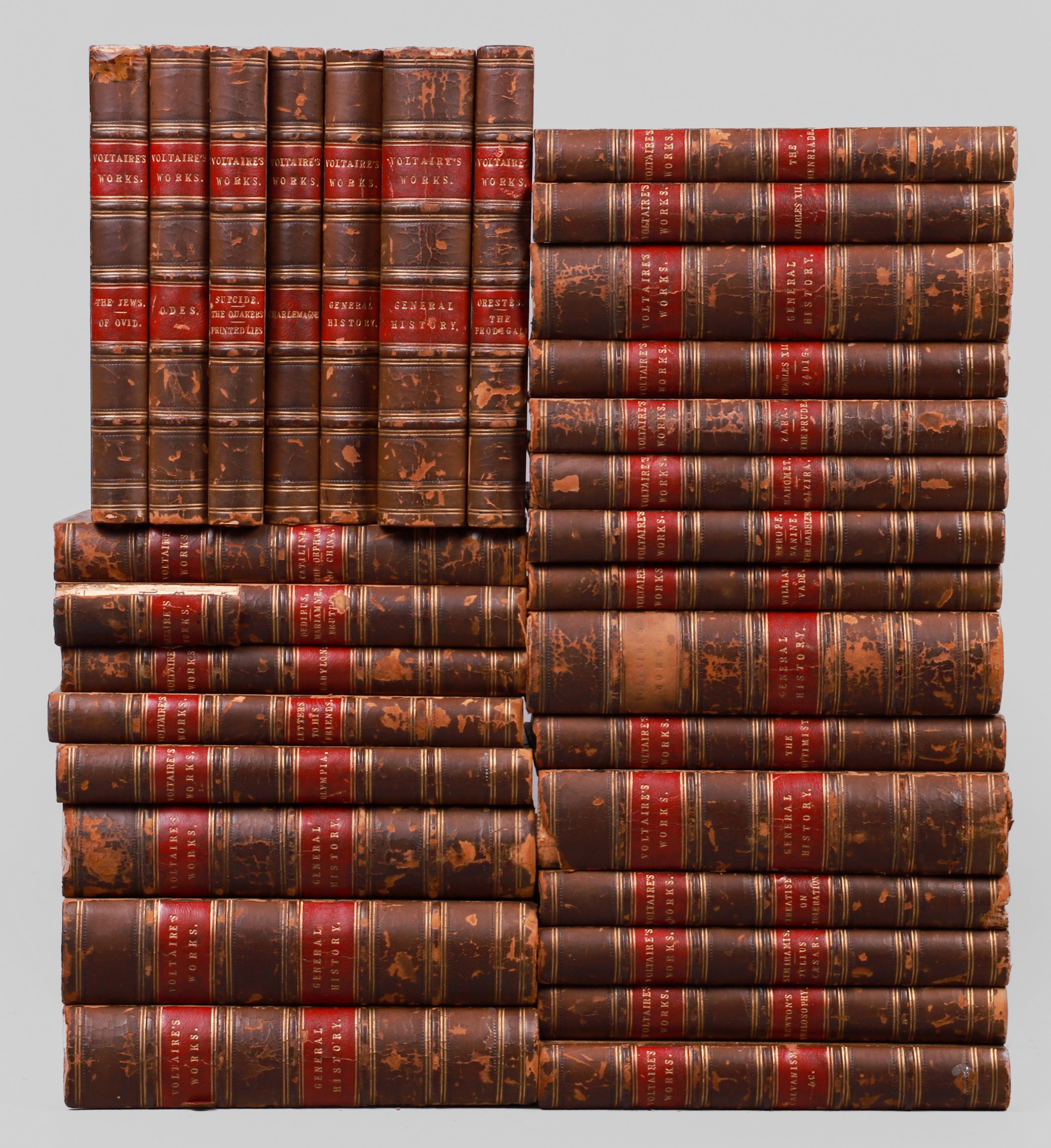 Thirty volumes from a set of the 3b65ea