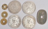 (8) Asian coins, c/o (2) Chinese Yi