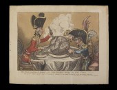 JAMES GILLRAY (UK, 1757-1818) The Plumb-pudding