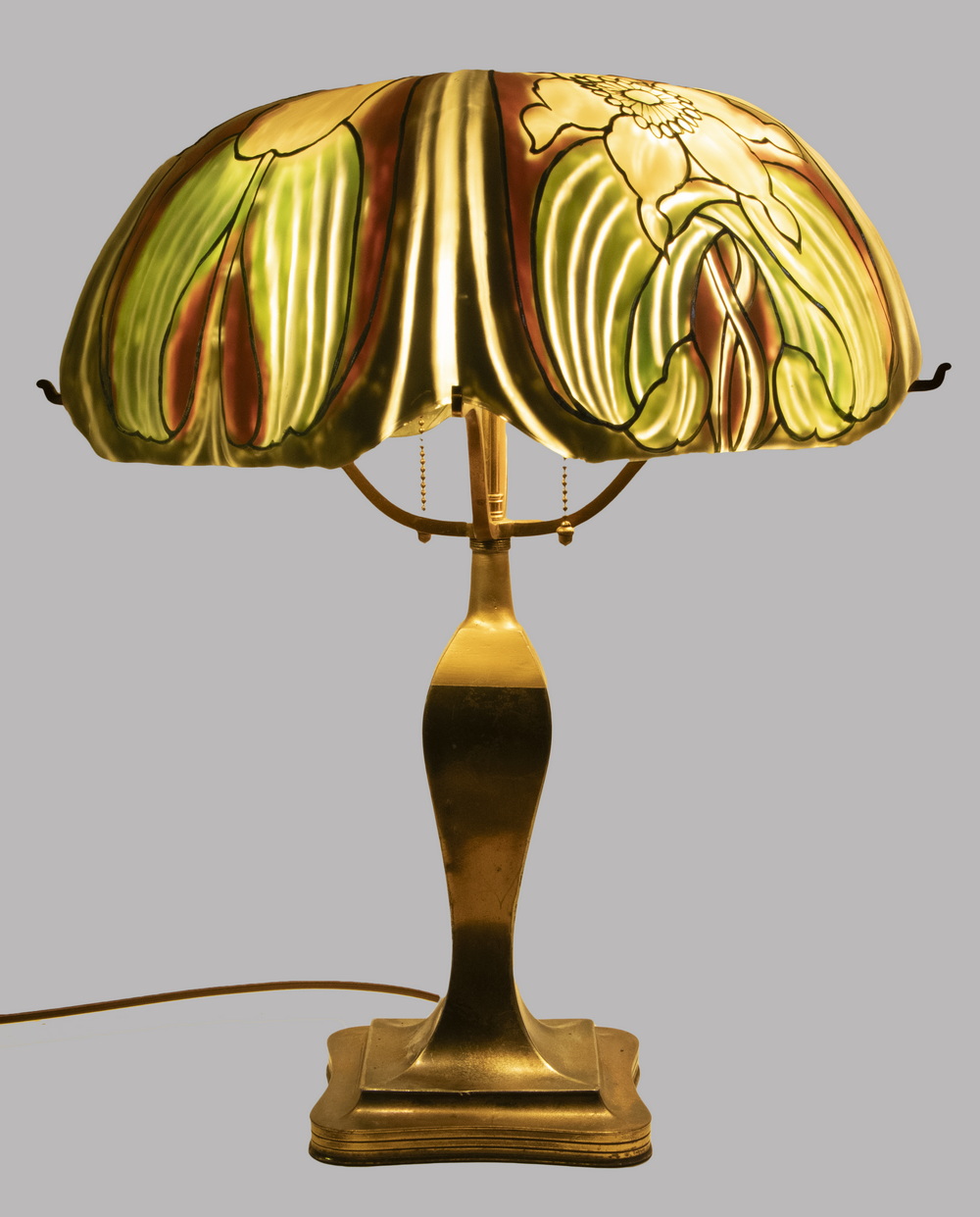 PAIRPOINT PUFFY TABLE LAMP Early