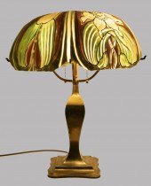 PAIRPOINT PUFFY TABLE LAMP Early 20th