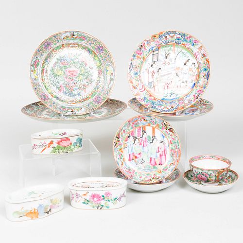 GROUP OF CHINESE EXPORT PORCELAIN 3b98a5