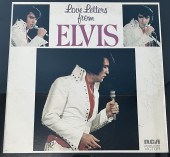 ELVIS PRESLEY SIGNED ALBUM LOVE LETTERS