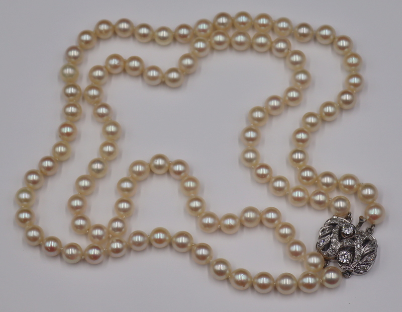 JEWELRY DOUBLE STRAND PEARL NECKLACE 3ba1af