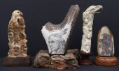 NATIVE AMERICAN CARVED HORN AND BONE