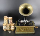 ANTIQUE EDISON PHONOGRAPH CYLINDER PLAYER