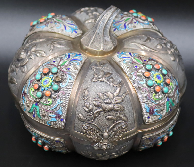 SILVER CHINESE SILVER AND ENAMEL 3ba67b