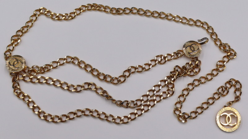 COUTURE VINTAGE CHANEL CHAIN LINK 3ba6ab