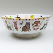 LYNN CHASE PORCELAIN CENTERBOWL IN THE