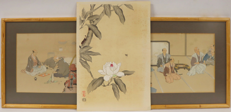  3 SIGNED CHINESE PAINTINGS Includes 3b8d14