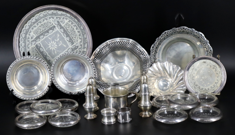 SILVER ASSORTED GROUPING OF SILVER 3b8e43