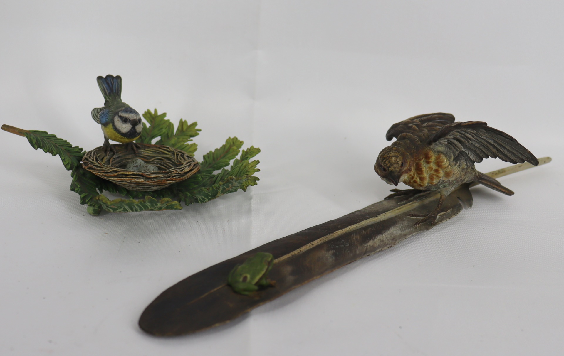 2 COLD PAINTED AUSTRIAN BRONZES 3b8fa3