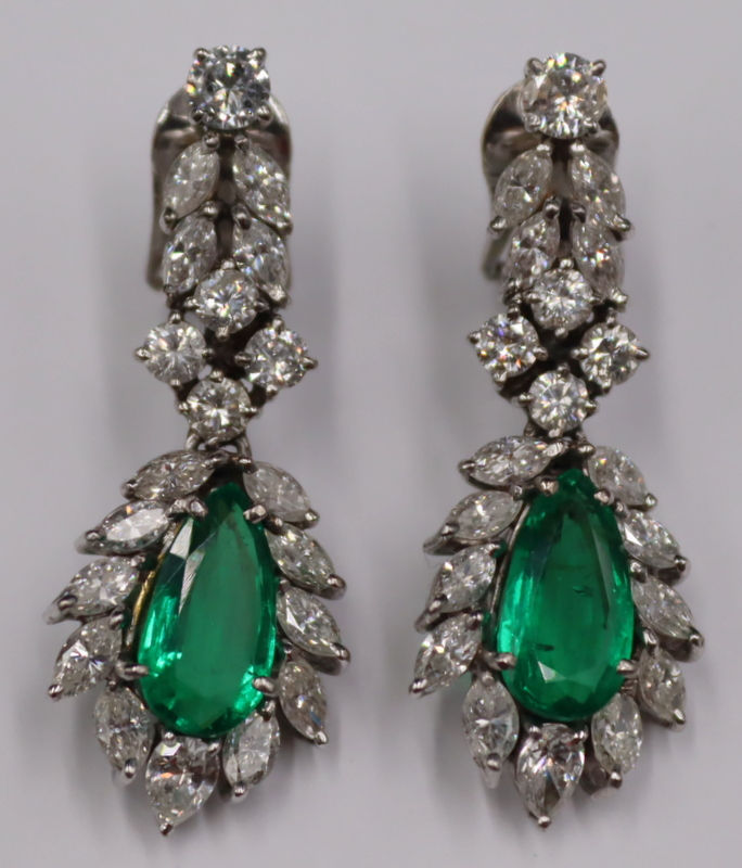 JEWELRY PAIR OF GIA COLOMBIAN 3b9151