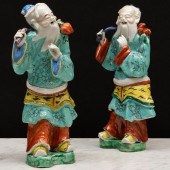 PAIR OF CHINESE EXPORT FAMILLE VERTE
