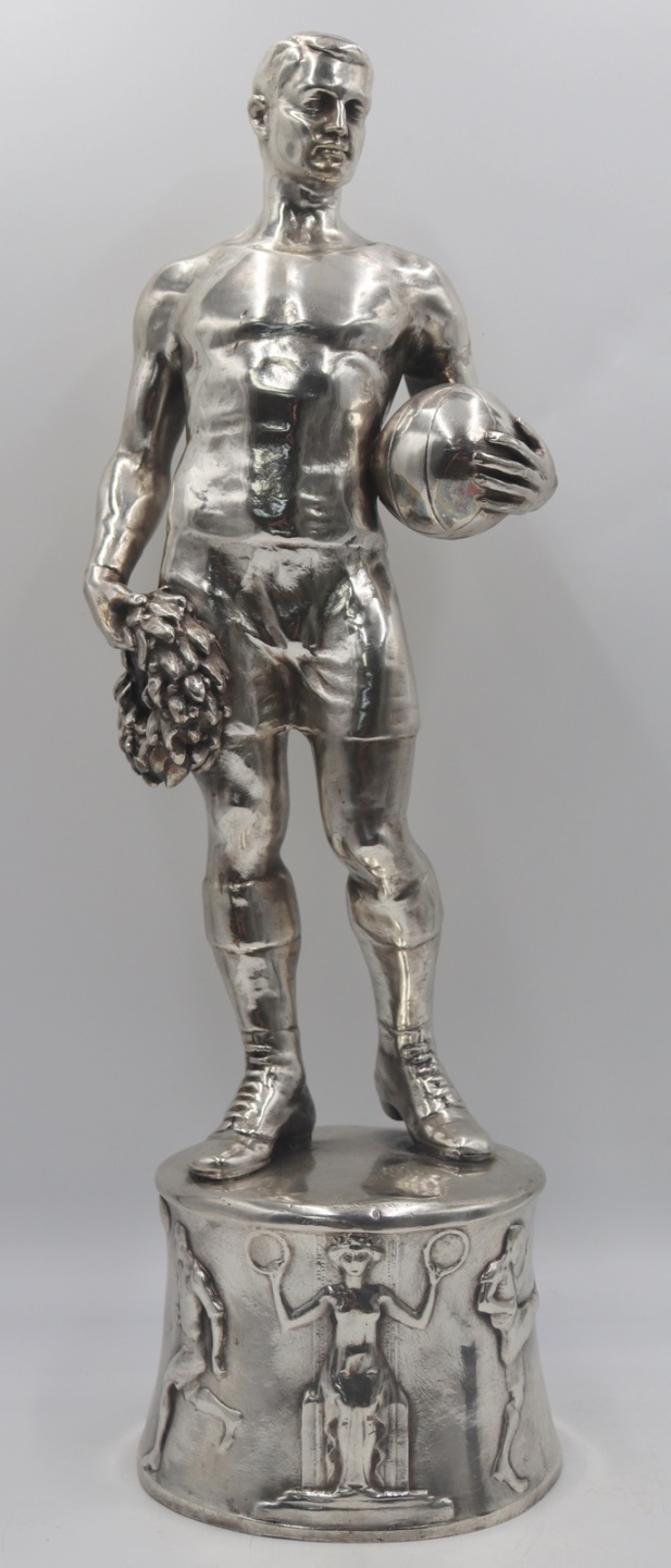 SIGNED WEINBERGER SILVERED FIGURE 3bbdbd