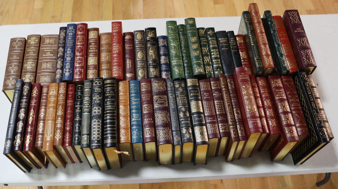 GROUP OF LEATHER EASTON PRESS BOOKS 3bbdc3
