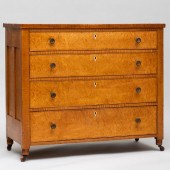 FEDERAL TIGER MAPLE CHEST OF DRAWERS35
