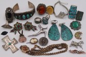 JEWELRY. ECLECTIC GOLD SILVER ANTIQUE
