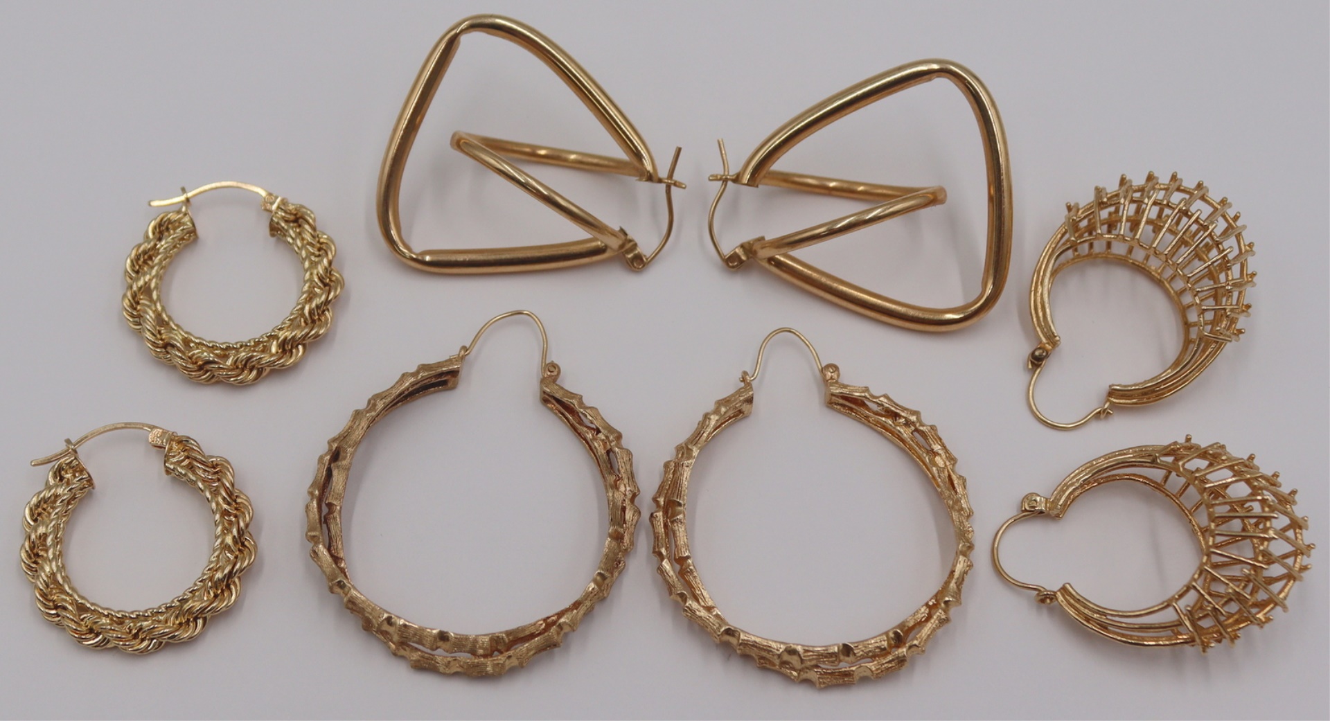 JEWELRY 4 PAIR OF 14KT GOLD 3bc2c1