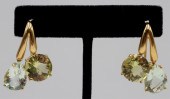 JEWELRY. PAIR OF ROBERTO COIN 18KT GOLD