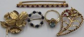 JEWELRY ASSORTED GROUPING OF 14KT 3bc791
