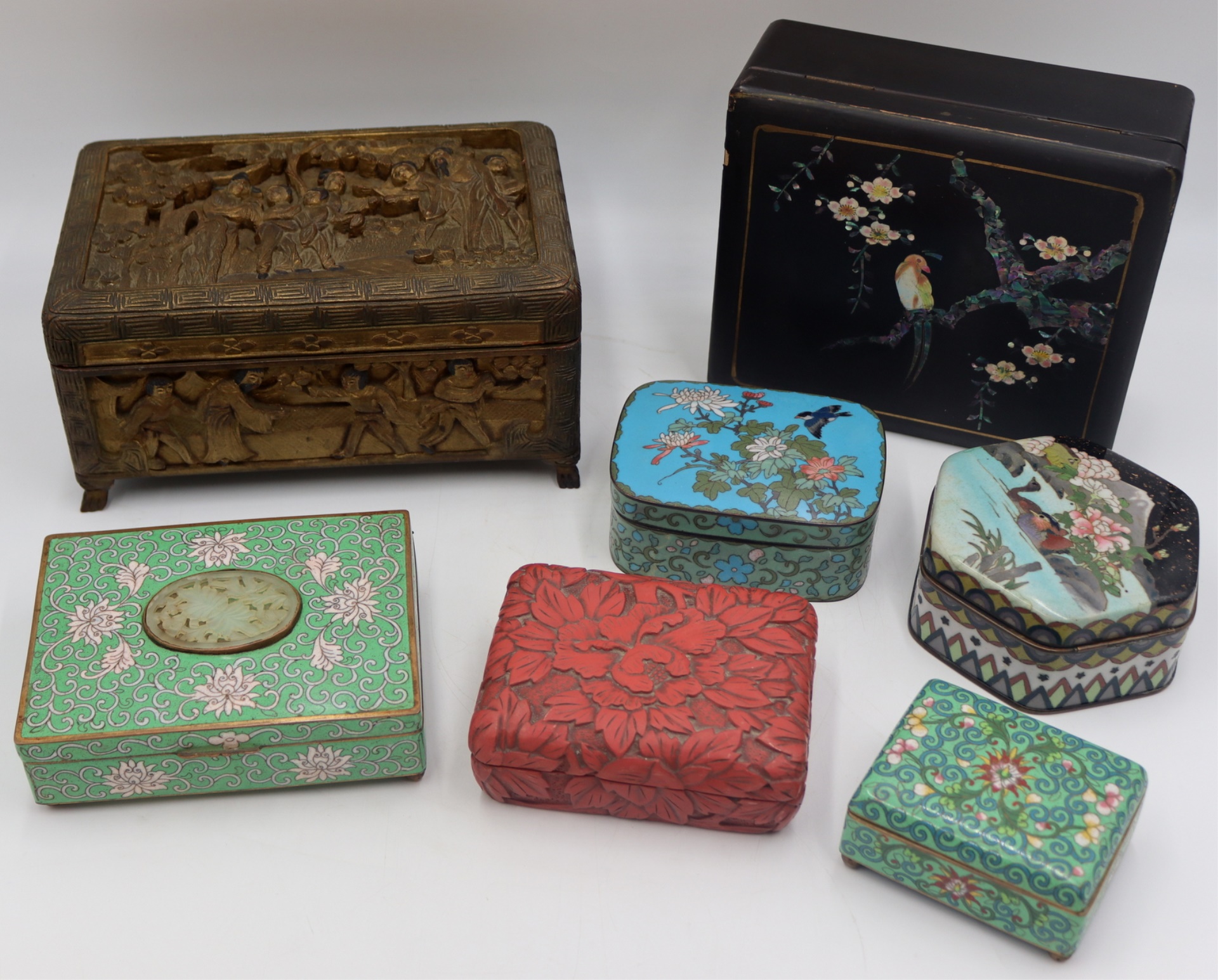 ASSORTED GROUPING OF CLOISONNE  3bcefd