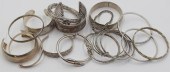 JEWELRY. ASSORTED GROUPING OF STERLING